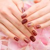 224 unidades de 16 hojas completas de uñas de rayas