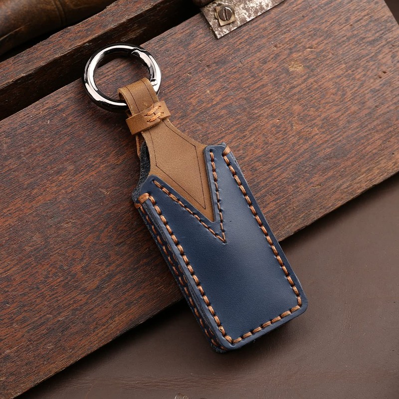 Smart+ Entrance Door Smart Key Case, Genuine Leather Key Case,