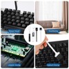 2PCS Keycap Puller and Switch Puller with 2PCS Keyboard Brush,