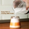 IDOSF Milk Frother Handheld-Free - One-Button Battery Powered Milk Foamer
