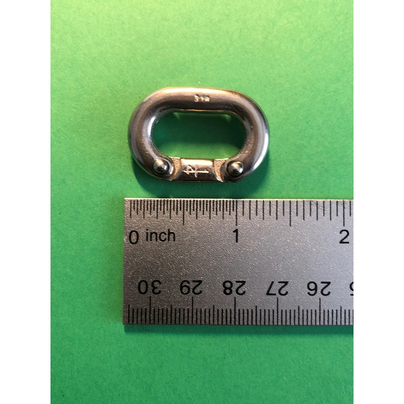 US STAINLESS Stainless Steel 316 Chain Connecting Link 1/4" (6mm)