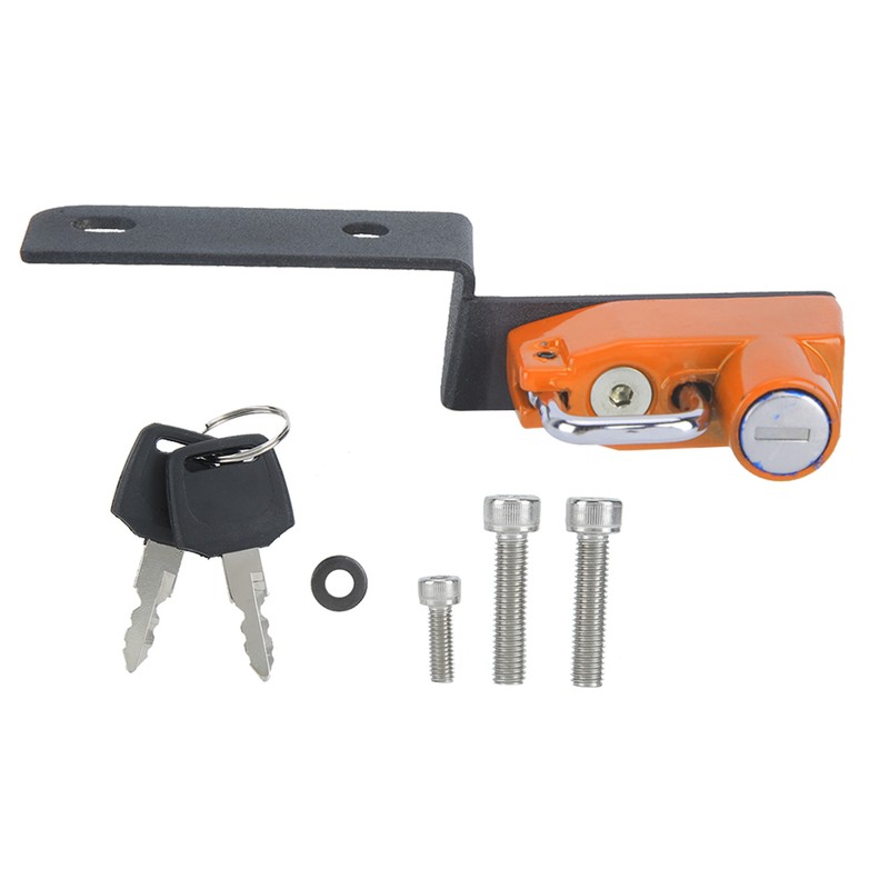Motorcycle Modification Aluminum Alloy Helmet Lock Mount Hook Fit for