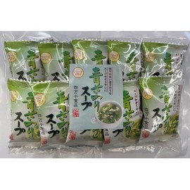 Shimanto Foods Blue Seaweed Soup, 0.2 oz (7.5 g) x 10 Serving Bags/Bag