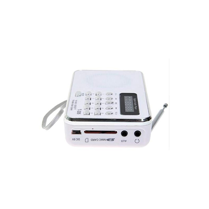 Onlinesikhstore 1300 Tracks Sikh Gurbani White Radio MP3 Player Japji