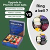 HMQQ Billiard Balls Set 2-1/4" Regulation Size Pool Table Balls