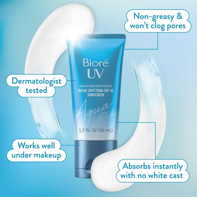 Protector Solar Bioré Uv Aqua Rich Spf 50 Pa++++ 50