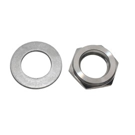 Suitable for DIY Installation of BQ300 Grill Thermometer Mounting Kit, Including Gaskets and Fastening Nuts,Thermometer Installation Kit for Replacement Barbecue thermometers,1/2" NPT NUT