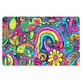 Peacoblue Bank Card Sticker Colorful Style Credit Debit Card Custom Skin Cover Protector, 4 Styles Waterproof Scratch-Proof and Aesthetic Decal for Most Popular EBT Transportation Key Card