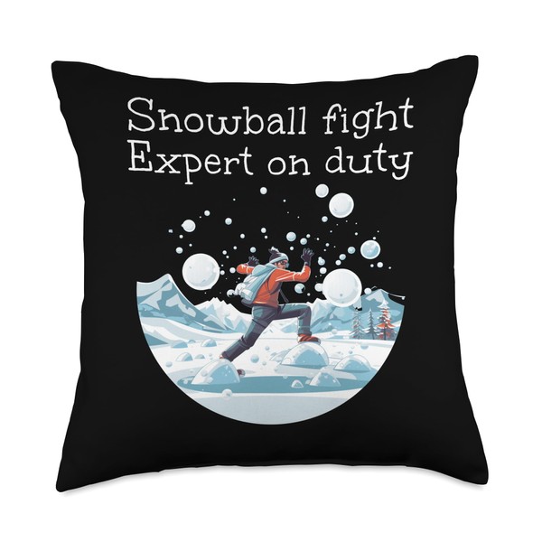Snowball fight Expert on duty Cool Expert for Snowball Fights