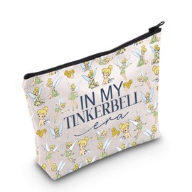 Fairy Merch Makeup Bag Zipper Pouch Tinker Princess Gift Peter Gift Fairytale Lovers Gift (Tinker Bag)