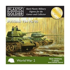 Plastic Soldier 15mm 1/100 T-34/76 or T-34/85 * 5