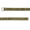 Uf Vintage Belt W/ Double Prong Buckle,Olive Drab ,Small