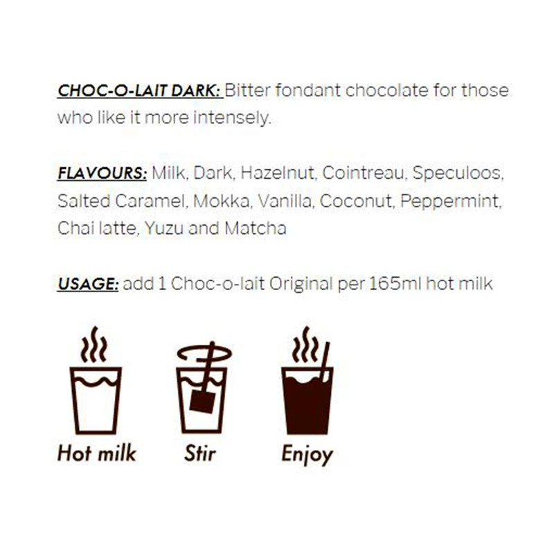 Mo Me Choc & Lait Hot Chocolate Sticks 1.16 oz.X