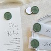 UNIQOOO Wax Seal Stickers - Wedding Invitation Envelope Seal Stickers