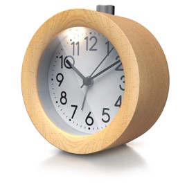 Csl – Analogue Alarm Clock without Ticking – Round