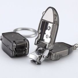 Mini nail clippers portable foldable keyring nail trimming / 미니 손톱깎이 휴대용 접이식 열쇠고리 키링 손톱정리