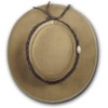 Barmah Hats Foldaway Cattle Suede Leather Hat - Item 1061