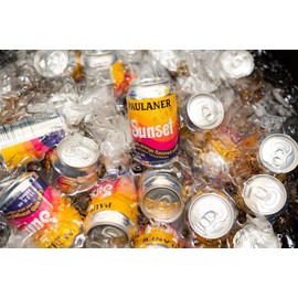 Paulaner Sunset Zero • Soft drink/soda with cola & orange without sugar • 4 Cans x 11.2 fl. oz./330ml