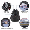 KROSER Travel Laptop Backpack 17.3 Inch XL Computer Backpack with