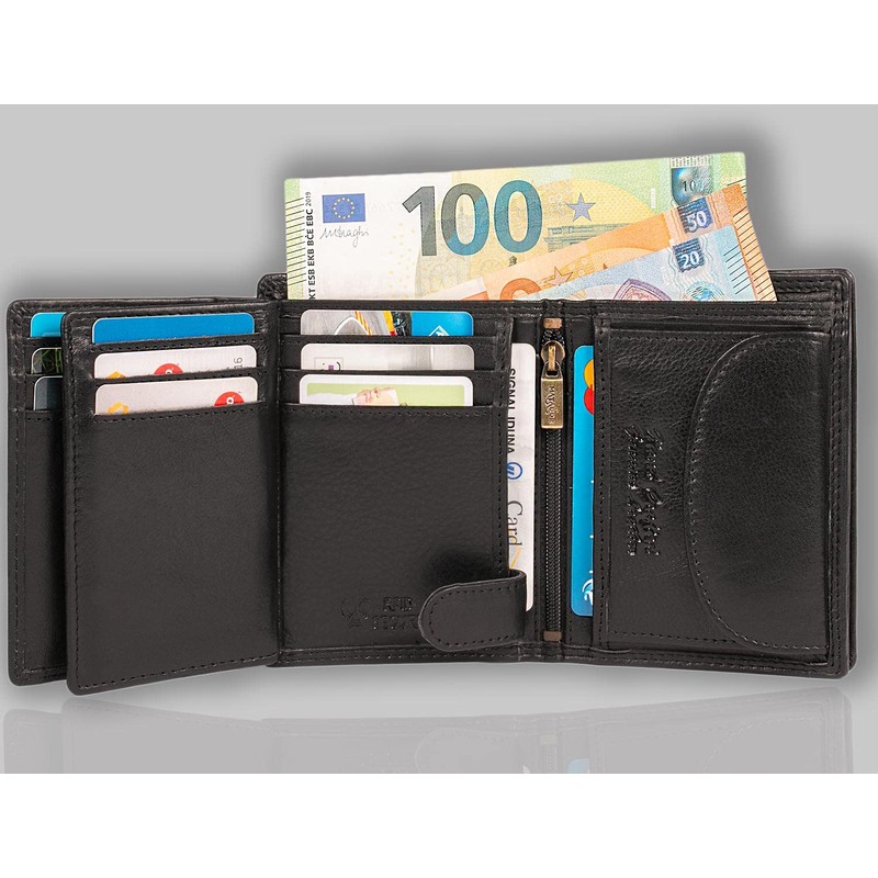 MATADOR Wallet 6417 Men/Women Unisex, black/Black, purse
