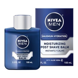 NIVEA Men Maximum Hydration Moisturizing Post Shave Balm - No Greasy Feel - 3.3 fl. oz Bottle
