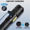 taoquwe Rechargeable LED Flashlights High Lumens, 99,000 Lumen Super Bright