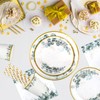 Aitsite Eucalyptus Leaf Party Tableware Set, 20 Guests Eucalyptus Leaf