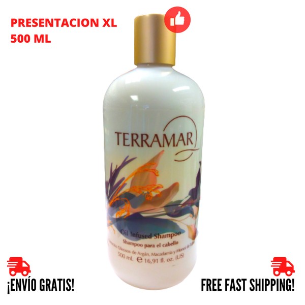 Shampoo Oleo con Proteínas para Reparar y Fortalecer Cabello 500ml by Terramar