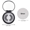 SHEYNIAN 3 Pack Eyelash Storage Case Holder with Mirrow, Empty