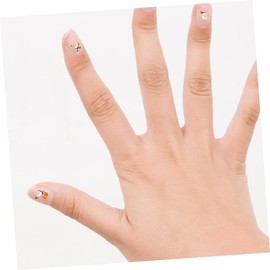 Ipetboom Christmas Nail Art Prop 48 Sheets Realistic Stickers Durable and Flexible Random Style