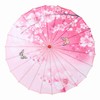 Women Handmade Umbrella Windproof Chinese Classical Dance Umbrella(Pink)