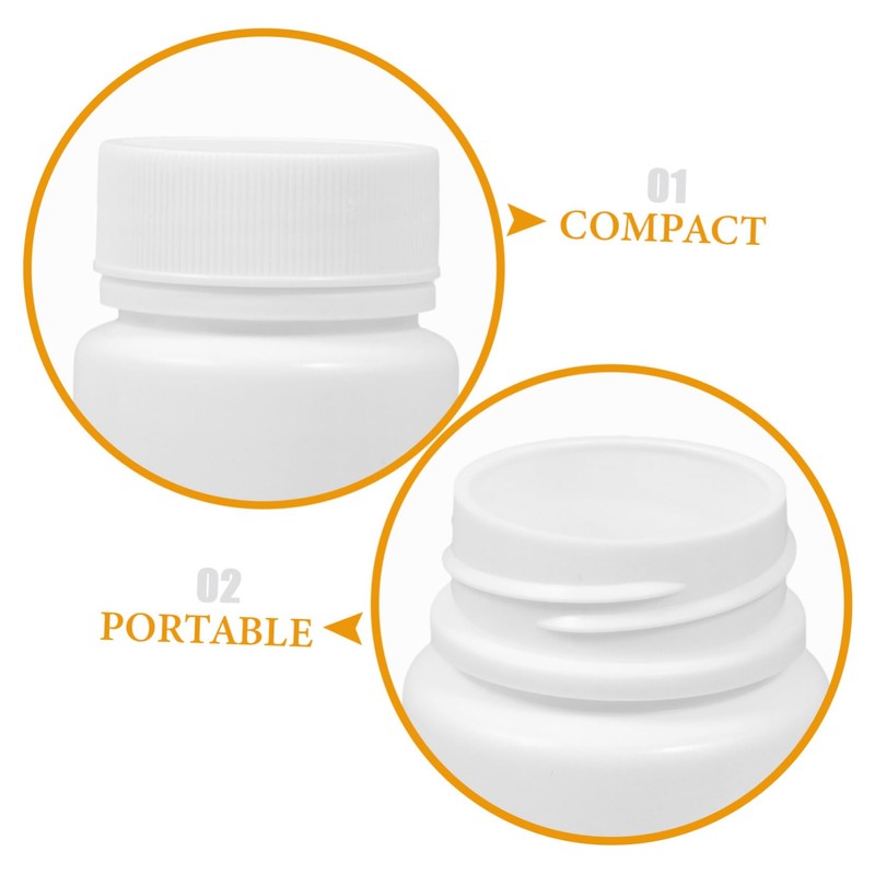 Ipetboom Sustainable Storage Solution 20pcs 50ml Empty Plastic Bottles with