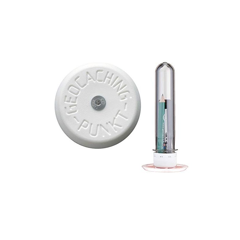 geo-versand Geocaching D5 Heavy Hiding Post Box + Survey Point