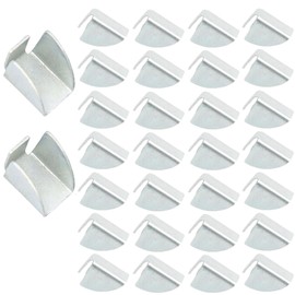 Shelf Clip Bracket for Garage Cabinets,Removable Metal Shelf Support Clips for Garage Cabinet Shelves,Adjustable Shelf Brackets Shelf Clips for Garage Cabinets (30pcs)