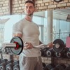 Curl Barbell Bar, For Strength Training, Weightlifting, Hip Thrusts, Squats