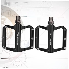 CORHAD 2pcs Aluminium Alloy Bike Pedals Non- Platform Pedal for and Urban Stable Design for Safe Commuting and Recreational Riding Black