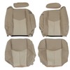 labwork Front Driver and Passenger Side Medium Tan and Tan