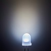 Chanzon 50 pcs 8mm White Diffused LED Diode Lights (Frosted
