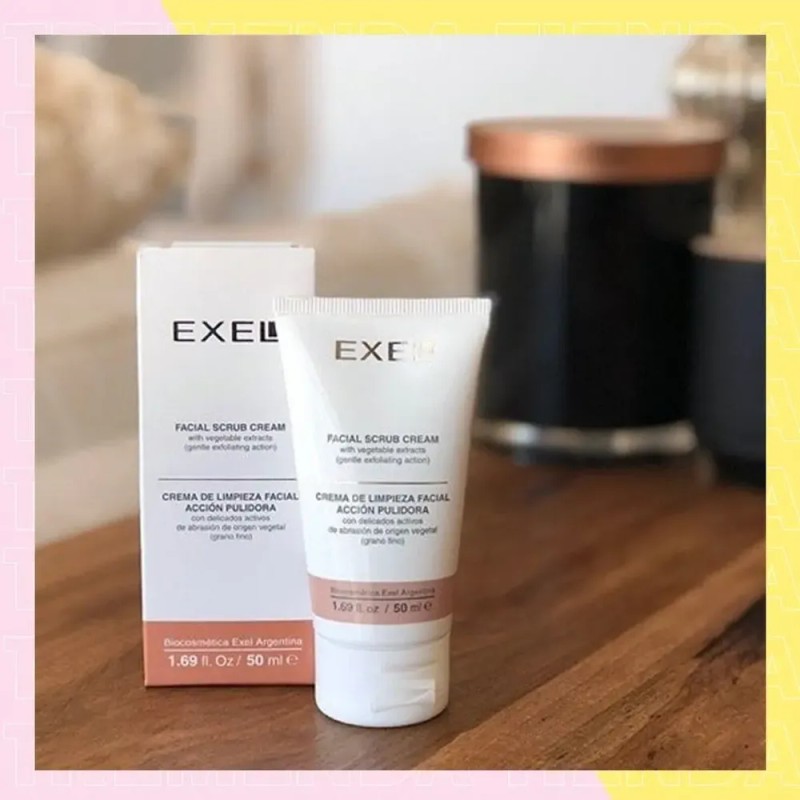 Crema de Limpieza y Acción Pulidrora Facial Exel Basics para