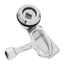 Operitacx 1 Satz dreieckiges Schloss Mülltonnenschlösser im Freien Mülleimer sperren Dreikantschlüssel aus Metall Müll können draußen Schlösser Schloss für Mülleimer Rostfreier Stahl Silber