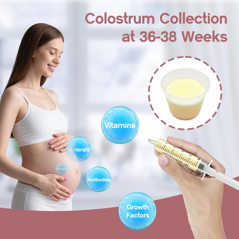60 Sets 1/3/5Ml Colostrum Collector Kit Include 1/3/5ml*20 No Needle