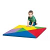 CASTILLO DIDÁCTICO Colchoneta Tangram Extra Grande 120x120x5cm Desarmable 7 Pz
