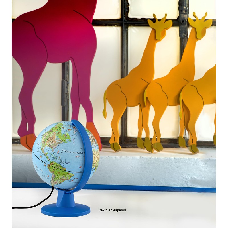 Tecnodidattica 0316LCSASP7NN04B Illuminated Geographical Globe