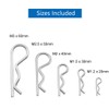 XBDZR 25 Pcs Cotter Pins, Cotter Pin Assortment Kit, Heavy