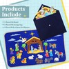 Yilloog Nativity Bible Felt Board Jesus Birth Felt Story Board