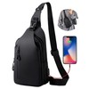 Waterproof Sling Bag Crossbody Backpack for Men Women Sling Backpack
