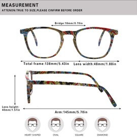 Henotin 3-Pack Blue Light Blocking Reading Glasses,Spring Hinge Computer Readers for Men Women,Anti UV Ray Filter Eyeglasses (readers for women, 1.5)