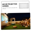 TEHAUX Portable Foldable Projector Screen Double Sided Movie Screen for