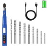 Bjworeye Electric Cordless USB Rechargable Hand Drill Kit for Jewelry