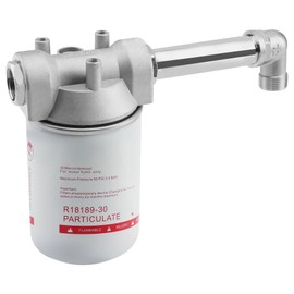 3/4” NPT Fuel Tank Filter, High Flow 30 Micron Spin-on Cartridge Style for Mobile and Stationary Diesel Transfer Pump